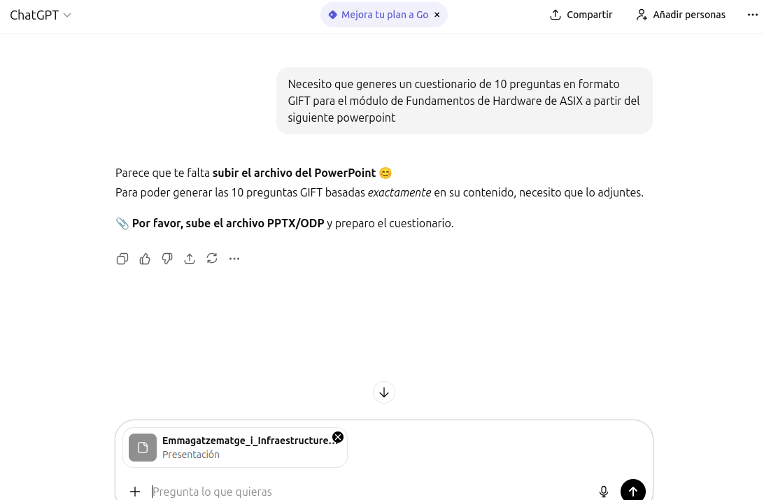 Genera preguntas a partir de un texto