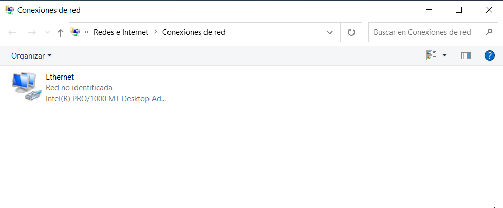 Connexiones de red