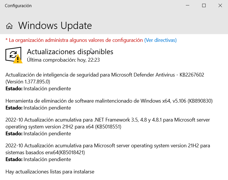 Windows update